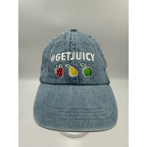 #GetJuicy Absolut Juice Baseball Cap Hat - Adjustable - 100% Cotton - Upcycled - Picture 2 of 4